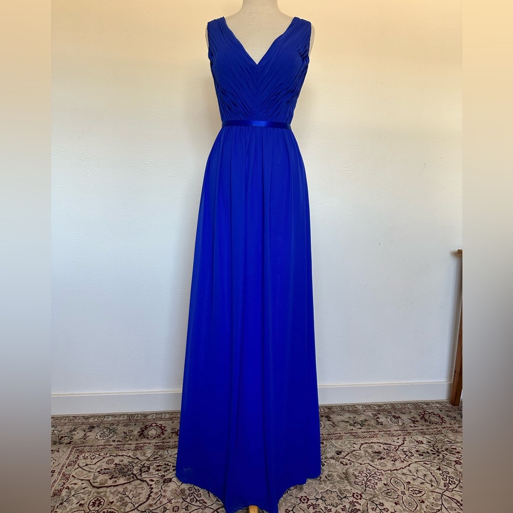 Cobalt blue formal dress